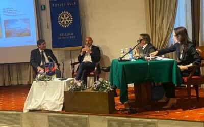 Impresa, finanza e futuro del territorio Bellunese e non solo. Protagonisti a confronto al convegno del Rotary Club Belluno