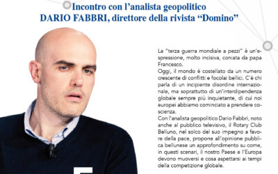 Martedì 5 marzo con Dario Fabbri al Teatro Giovanni XXIII. L’Europa nella guerra mondiale “a pezzi”